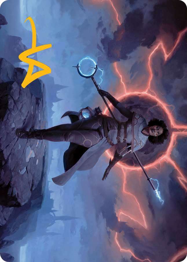 Rona, Herald of Invasion Art Card (Gold-Stamped Signature) [March of the Machine Art Series] - Magic: The Gathering - Card Brawlers | Quebec | Canada |