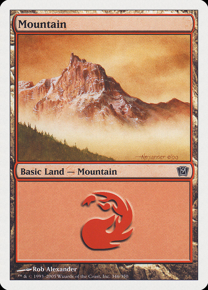 Mountain (346) [Ninth Edition] - Magic: The Gathering - Card Brawlers | Quebec | Canada |