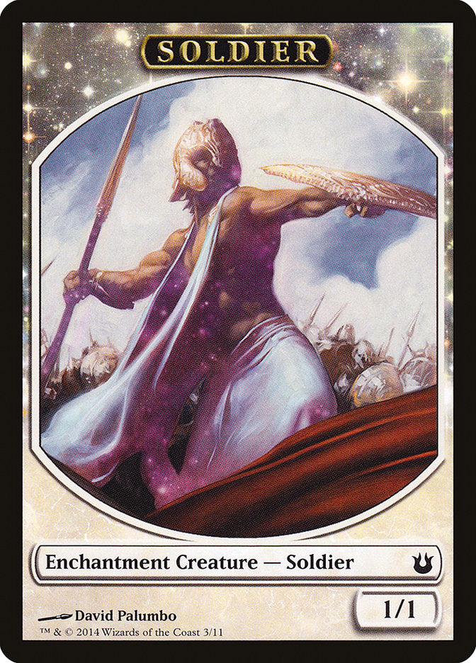 Soldier Token [Born of the Gods Tokens] - Magic: The Gathering - Card Brawlers | Quebec | Canada |
