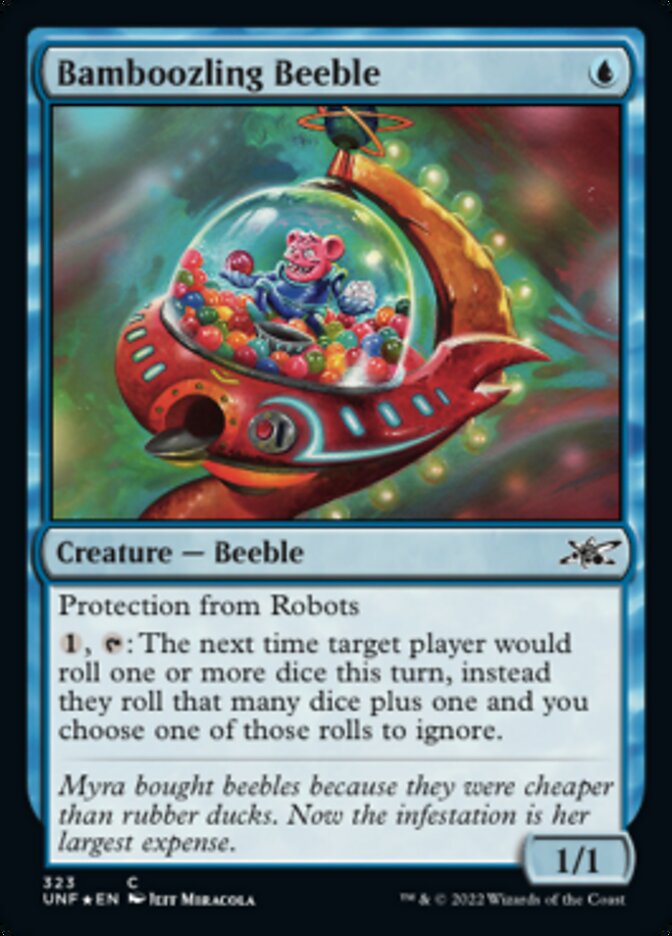 Bamboozling Beeble (Galaxy Foil) [Unfinity] - Magic: The Gathering - Card Brawlers | Quebec | Canada |