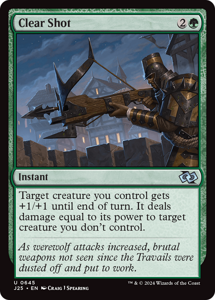 Clear Shot [Foundations Jumpstart] - Magic: The Gathering - Card Brawlers | Quebec | Canada |
