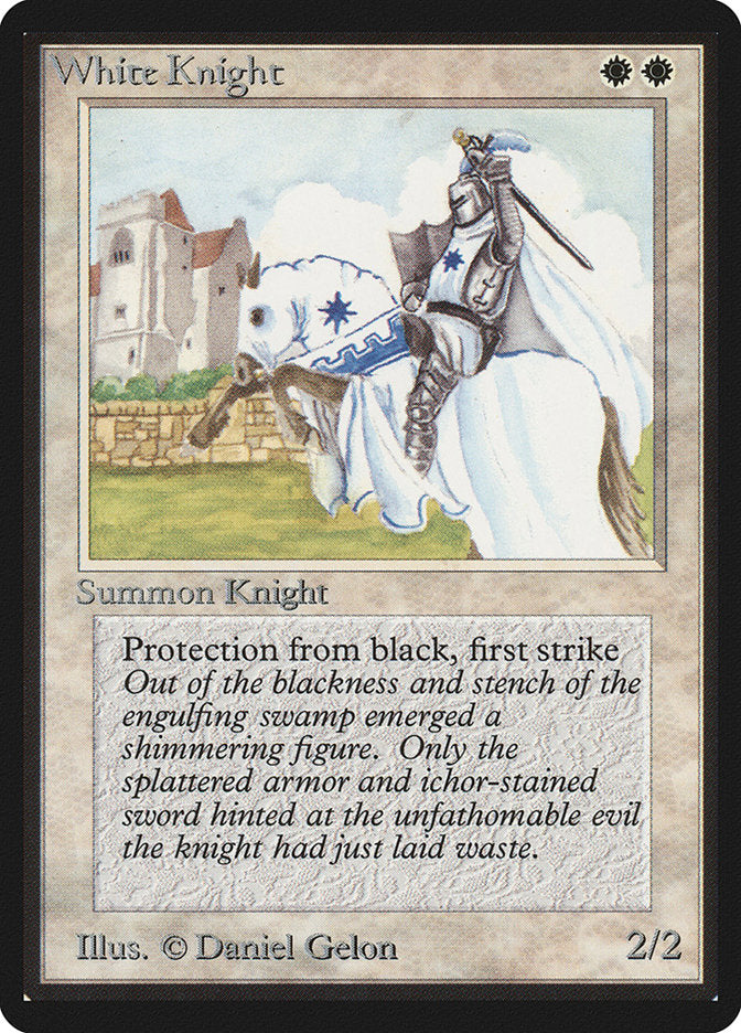 White Knight [Beta Edition] - Magic: The Gathering - Card Brawlers | Quebec | Canada |