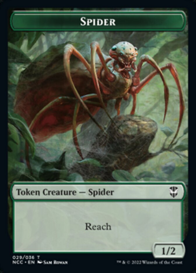 Treefolk // Spider Double-Sided Token [Streets of New Capenna Commander Tokens] - Magic: The Gathering - Card Brawlers | Quebec | Canada |