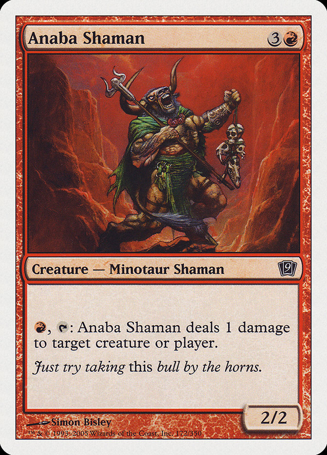 Anaba Shaman [Ninth Edition] - Magic: The Gathering - Card Brawlers | Quebec | Canada |