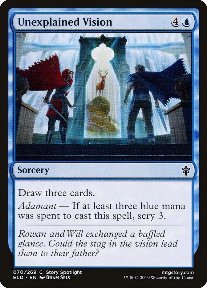 Unexplained Vision [Throne of Eldraine] - Magic: The Gathering - Card Brawlers | Quebec | Canada |