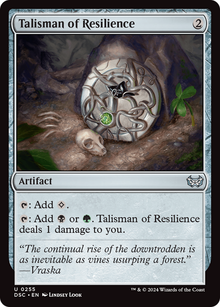 Talisman of Resilience [Duskmourn: House of Horror Commander] - Magic: The Gathering - Card Brawlers | Quebec | Canada |