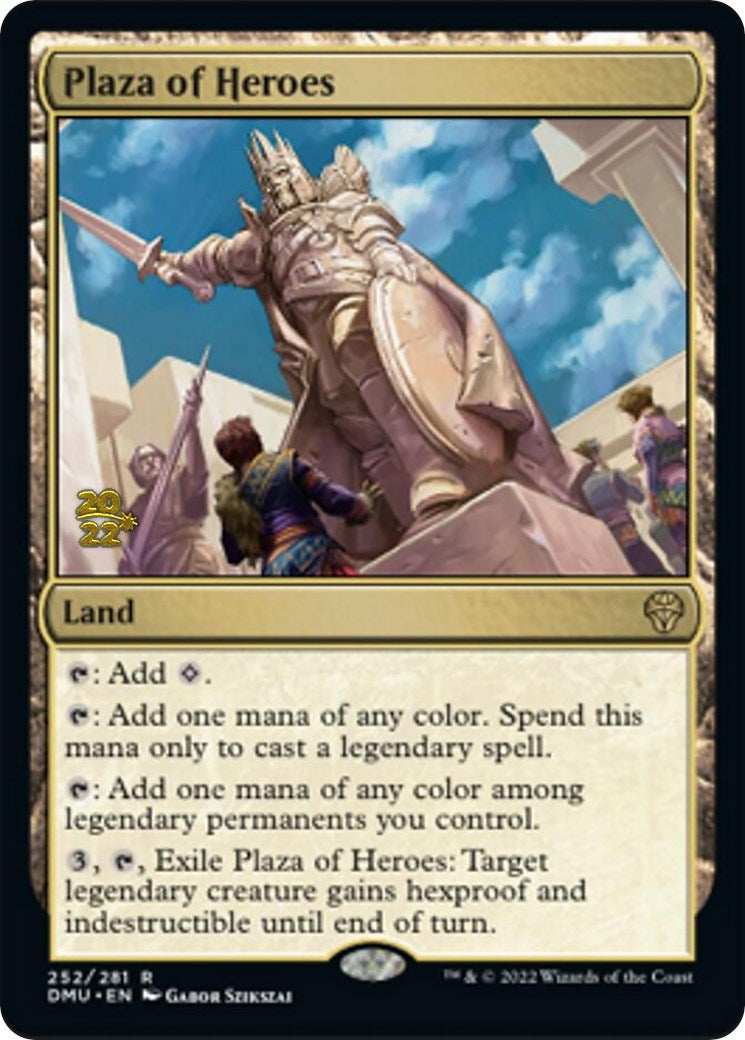 Plaza of Heroes [Dominaria United Prerelease Promos] - Magic: The Gathering - Card Brawlers | Quebec | Canada |