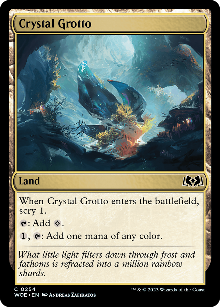 Crystal Grotto [Wilds of Eldraine] - Magic: The Gathering - Card Brawlers | Quebec | Canada |