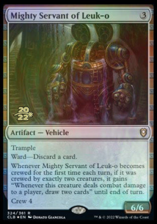 Mighty Servant of Leuk-o [Commander Legends: Battle for Baldur's Gate Prerelease Promos] - Magic: The Gathering - Card Brawlers | Quebec | Canada |