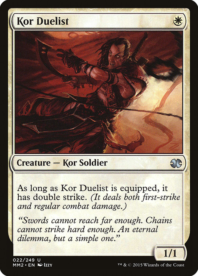 Kor Duelist [Modern Masters 2015] - Magic: The Gathering - Card Brawlers | Quebec | Canada |