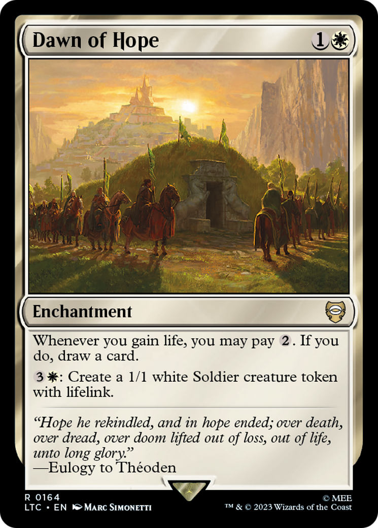Dawn of Hope [The Lord of the Rings: Tales of Middle-Earth Commander] - Magic: The Gathering - Card Brawlers | Quebec | Canada |