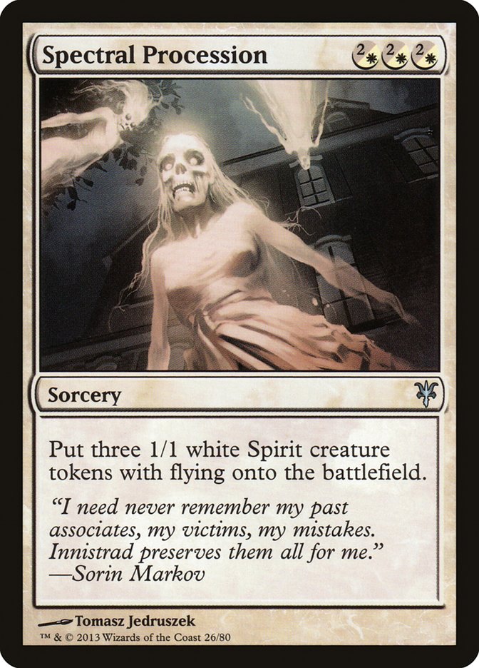 Spectral Procession [Duel Decks: Sorin vs. Tibalt] - Magic: The Gathering - Card Brawlers | Quebec | Canada |