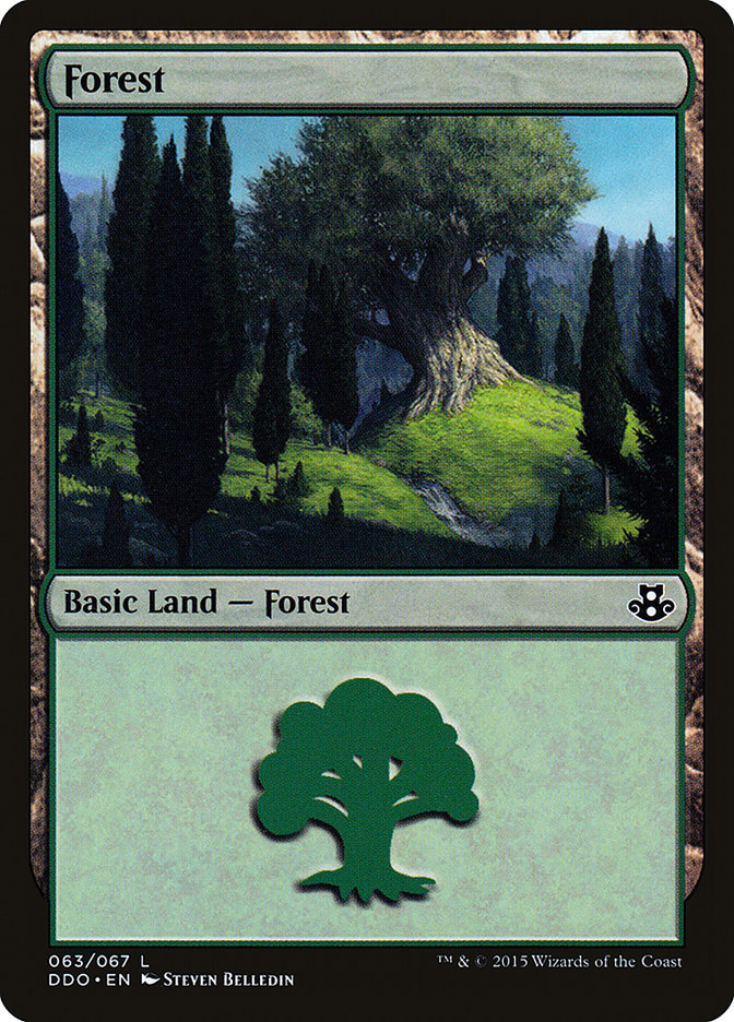 Forest (63) [Duel Decks: Elspeth vs. Kiora] - Magic: The Gathering - Card Brawlers | Quebec | Canada |