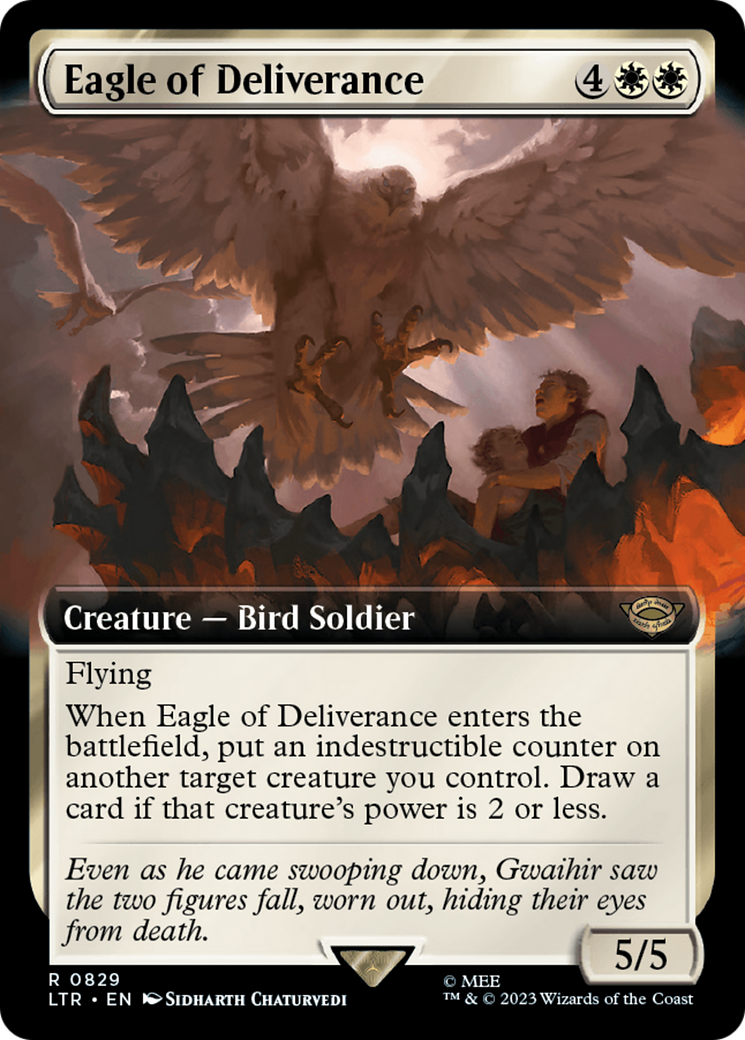Eagle of Deliverance (Extended Art) [The Lord of the Rings: Tales of Middle-Earth] - Magic: The Gathering - Card Brawlers | Quebec | Canada |