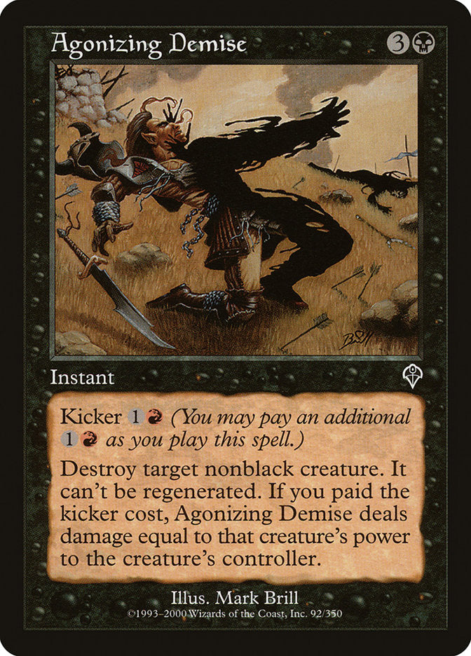 Agonizing Demise [Invasion] - Magic: The Gathering - Card Brawlers | Quebec | Canada |