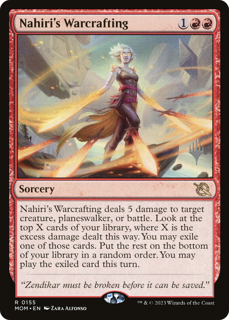 Nahiri's Warcrafting (Promo Pack) [March of the Machine Promos] - Magic: The Gathering - Card Brawlers | Quebec | Canada |