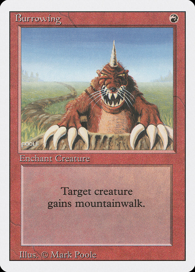 Burrowing [Revised Edition] - Magic: The Gathering - Card Brawlers | Quebec | Canada |