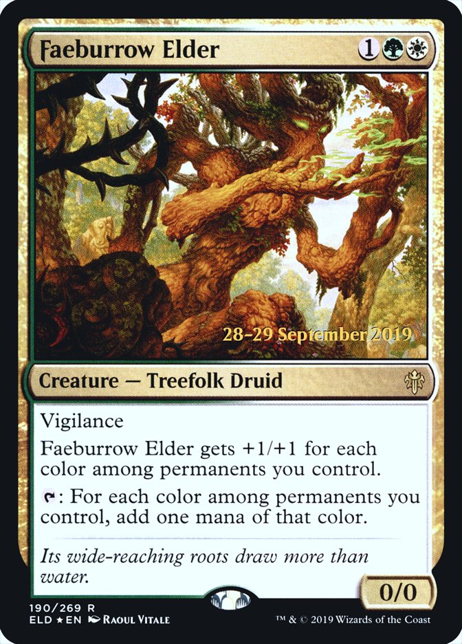 Faeburrow Elder [Throne of Eldraine Prerelease Promos] - Magic: The Gathering - Card Brawlers | Quebec | Canada |