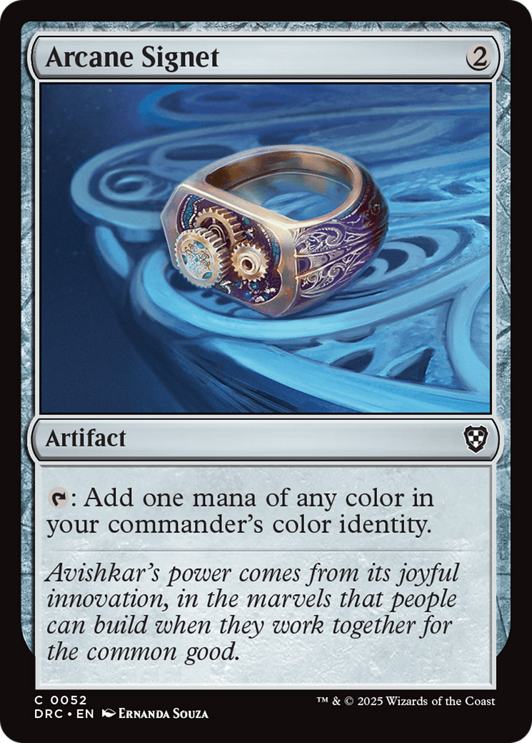 Arcane Signet (0052) [Aetherdrift Commander] - Magic: The Gathering - Card Brawlers | Quebec | Canada |