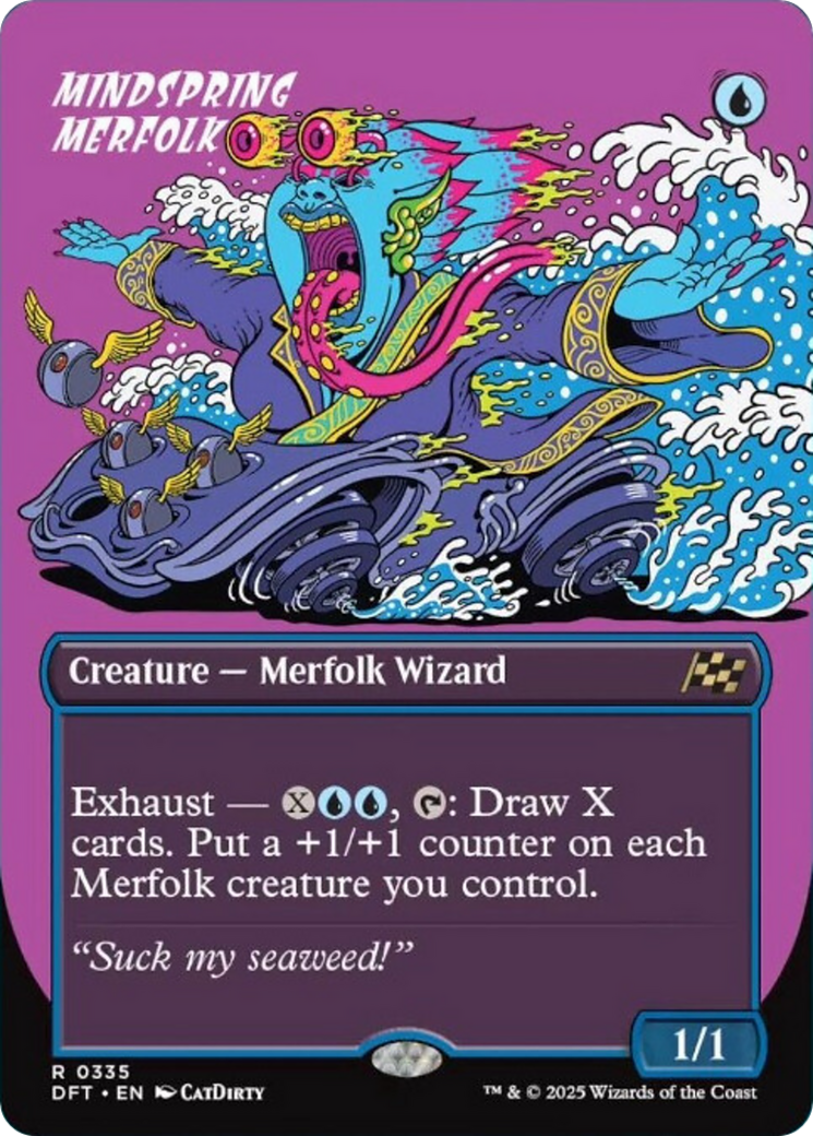 Mindspring Merfolk (Borderless) [Aetherdrift] - Magic: The Gathering - Card Brawlers | Quebec | Canada |