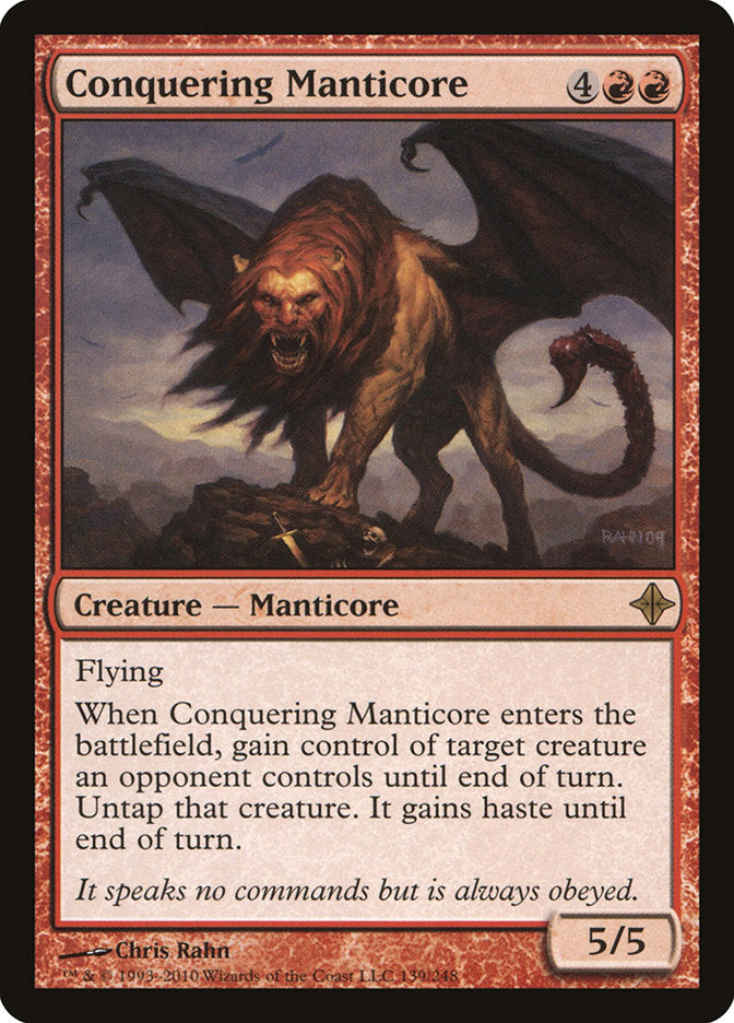 Conquering Manticore [Rise of the Eldrazi] - Magic: The Gathering - Card Brawlers | Quebec | Canada |