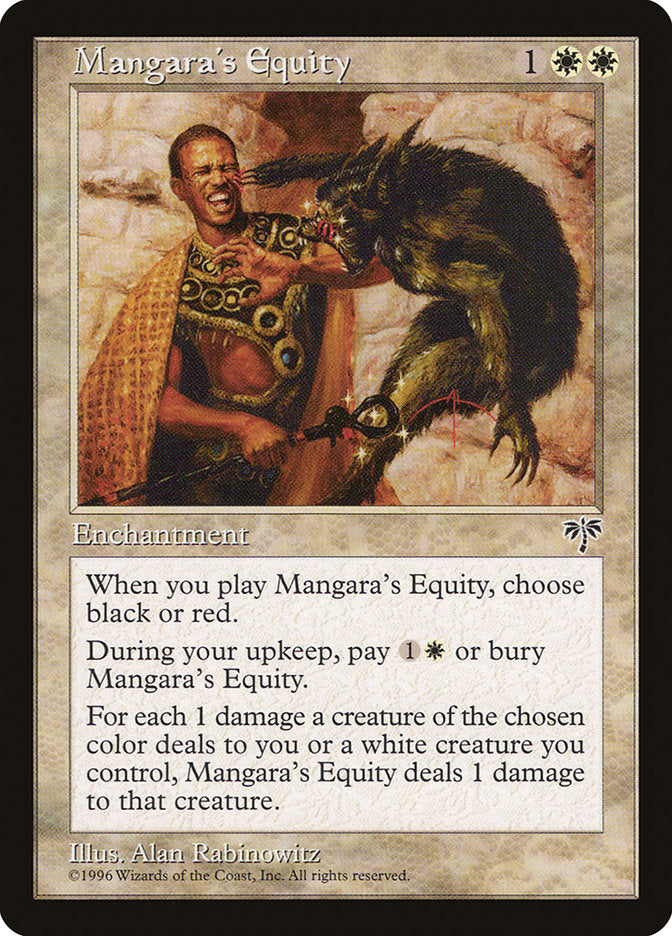 Mangara's Equity [Mirage] - Magic: The Gathering - Card Brawlers | Quebec | Canada |