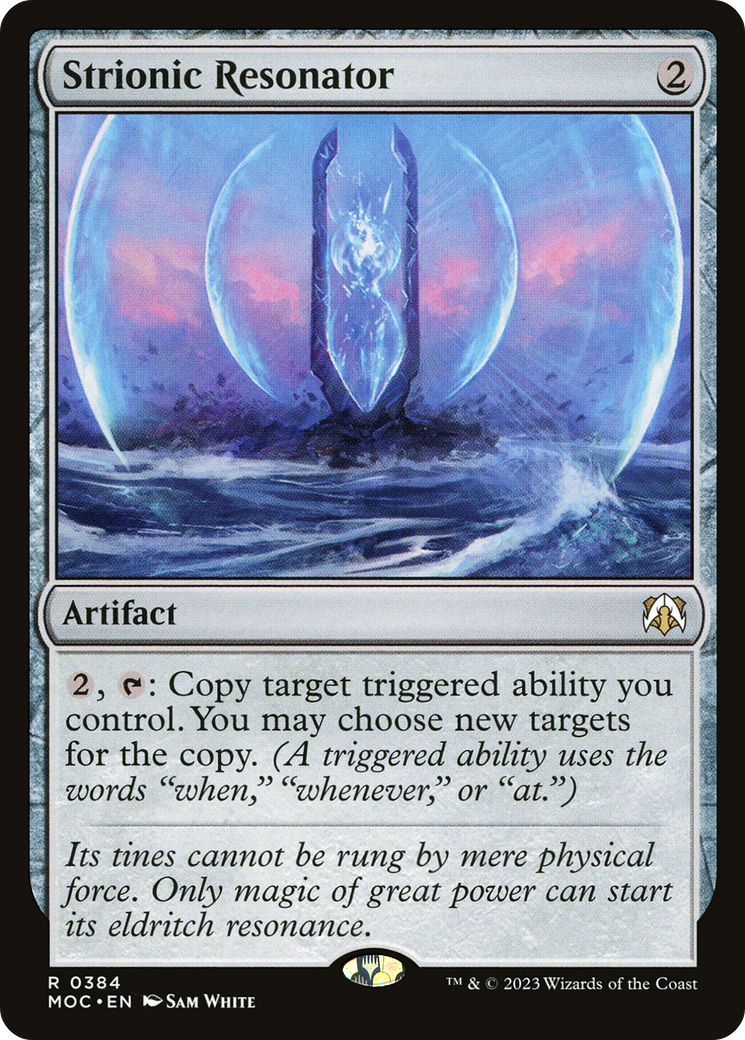 Strionic Resonator [March of the Machine Commander] - Magic: The Gathering - Card Brawlers | Quebec | Canada |