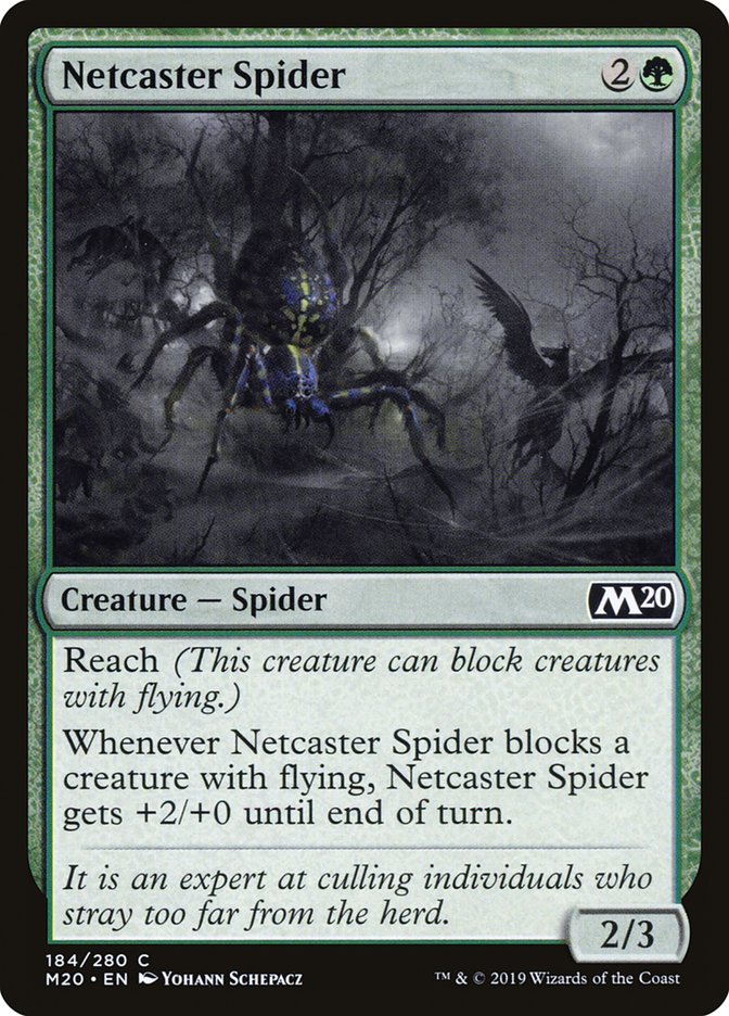 Netcaster Spider [Core Set 2020] - Magic: The Gathering - Card Brawlers | Quebec | Canada |