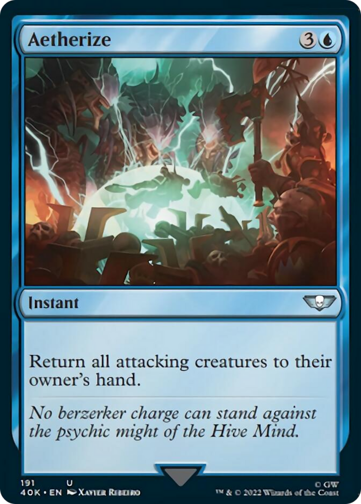 Aetherize (Surge Foil) [Warhammer 40,000] - Magic: The Gathering - Card Brawlers | Quebec | Canada |