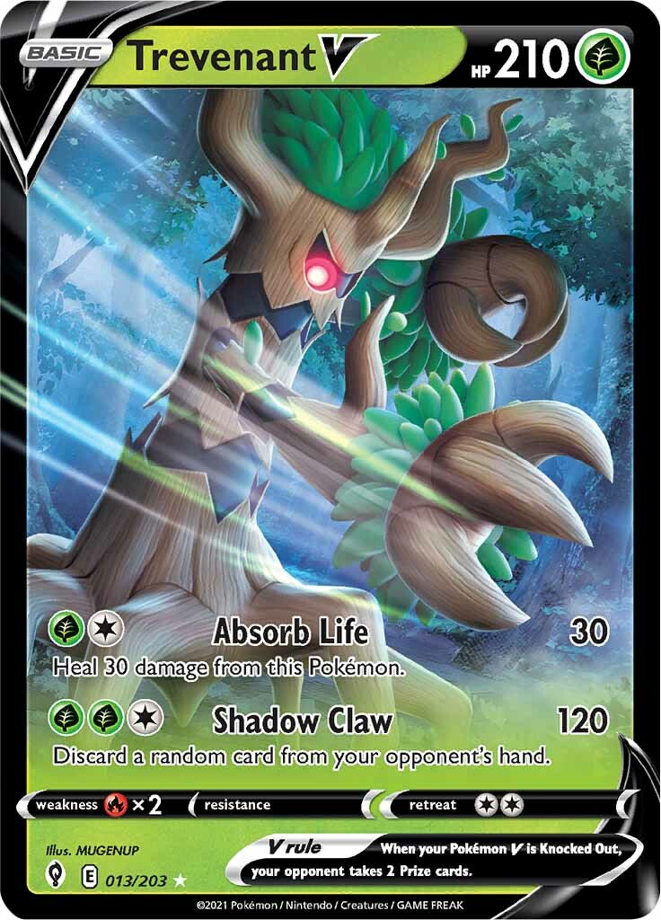 Trevenant V (013/203) [Sword & Shield: Evolving Skies] - Pokémon - Card Brawlers | Quebec | Canada |