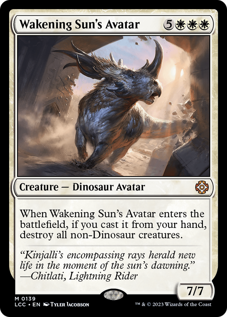 Wakening Sun's Avatar [The Lost Caverns of Ixalan Commander] - Magic: The Gathering - Card Brawlers | Quebec | Canada |