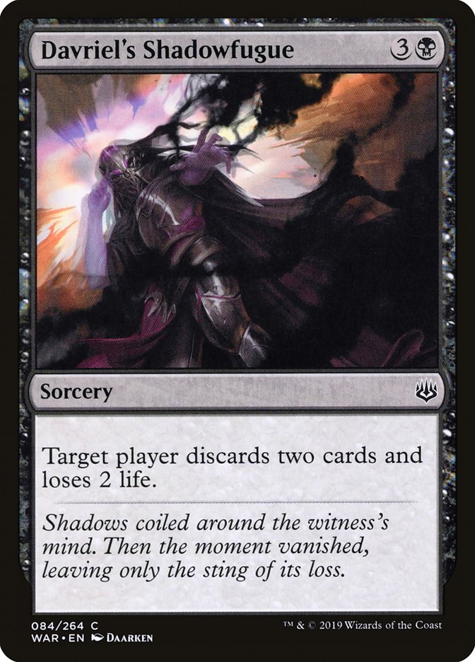 Davriel's Shadowfugue [War of the Spark] - Magic: The Gathering - Card Brawlers | Quebec | Canada |