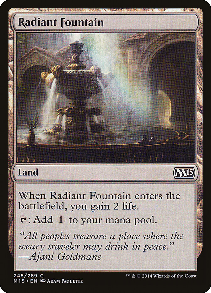 Radiant Fountain [Magic 2015] - Magic: The Gathering - Card Brawlers | Quebec | Canada |