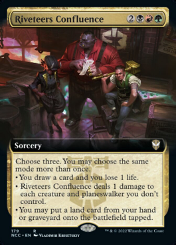 Riveteers Confluence (Extended Art) [Streets of New Capenna Commander] - Magic: The Gathering - Card Brawlers | Quebec | Canada |
