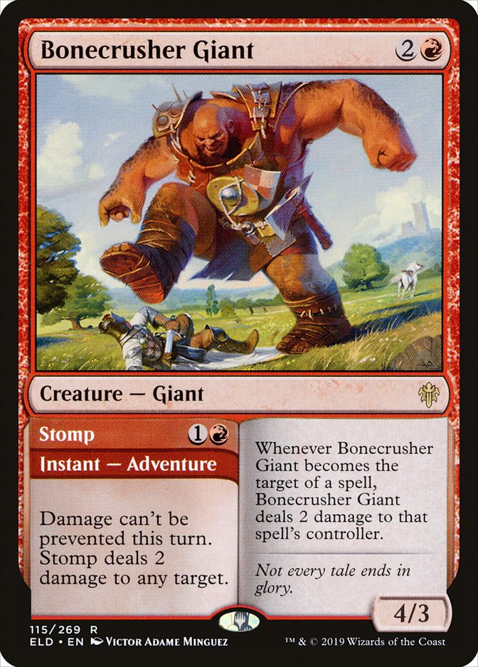 Bonecrusher Giant // Stomp [Throne of Eldraine] - Magic: The Gathering - Card Brawlers | Quebec | Canada |