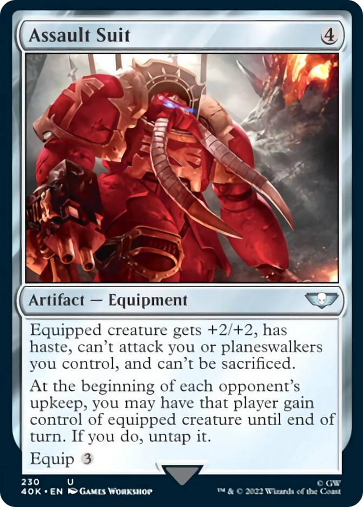 Assault Suit (Surge Foil) [Warhammer 40,000] - Magic: The Gathering - Card Brawlers | Quebec | Canada |