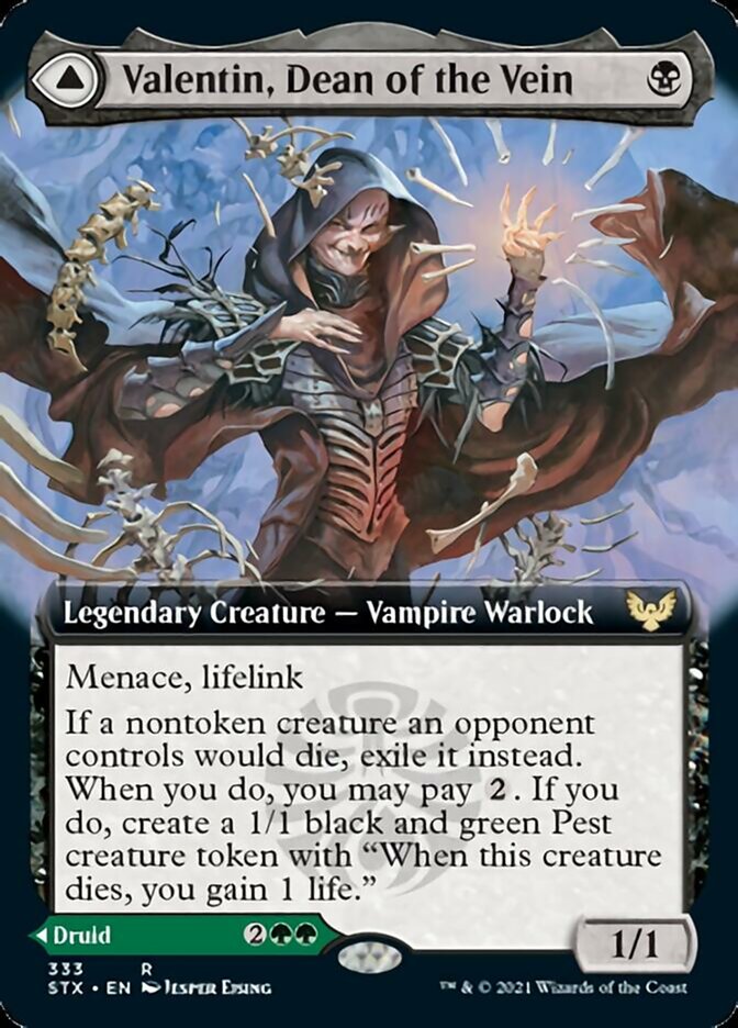 Valentin, Dean of the Vein // Lisette, Dean of the Root (Extended Art) [Strixhaven: School of Mages] - Magic: The Gathering - Card Brawlers | Quebec | Canada |