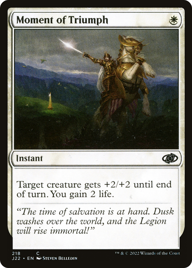 Moment of Triumph [Jumpstart 2022] - Magic: The Gathering - Card Brawlers | Quebec | Canada |