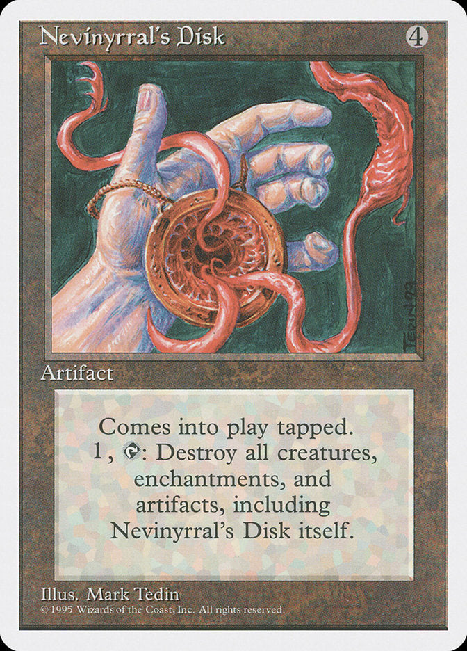 Nevinyrral's Disk [Fourth Edition] - Magic: The Gathering - Card Brawlers | Quebec | Canada |