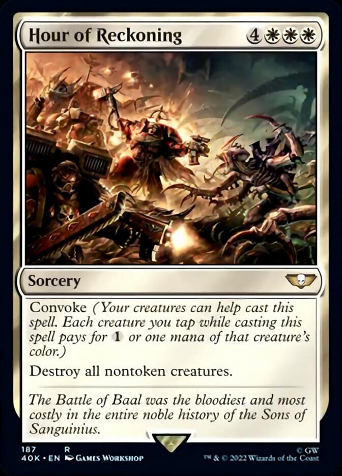 Hour of Reckoning (Surge Foil) [Warhammer 40,000] - Magic: The Gathering - Card Brawlers | Quebec | Canada |