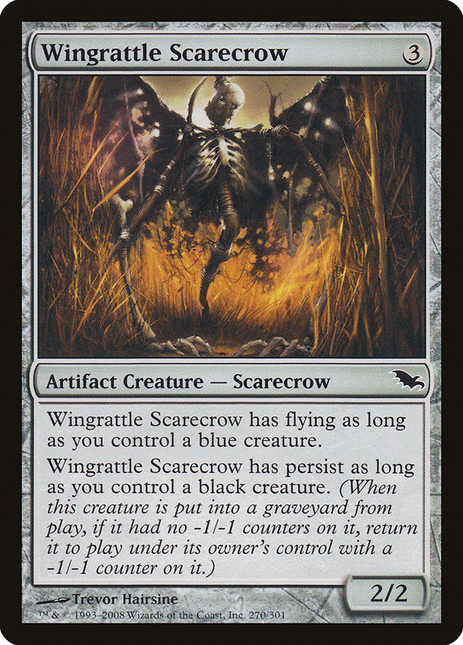 Wingrattle Scarecrow [Shadowmoor] - Magic: The Gathering - Card Brawlers | Quebec | Canada |