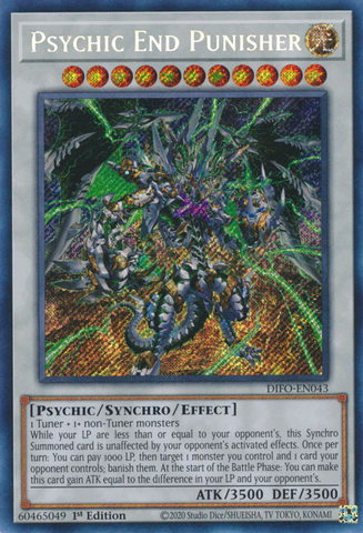 Psychic End Punisher [DIFO-EN043] Secret Rare - Yu-Gi-Oh! - Card Brawlers | Quebec | Canada |