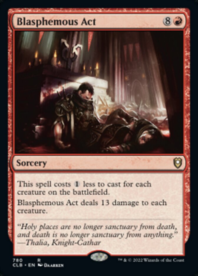 Blasphemous Act [Commander Legends: Battle for Baldur's Gate] - Magic: The Gathering - Card Brawlers | Quebec | Canada |