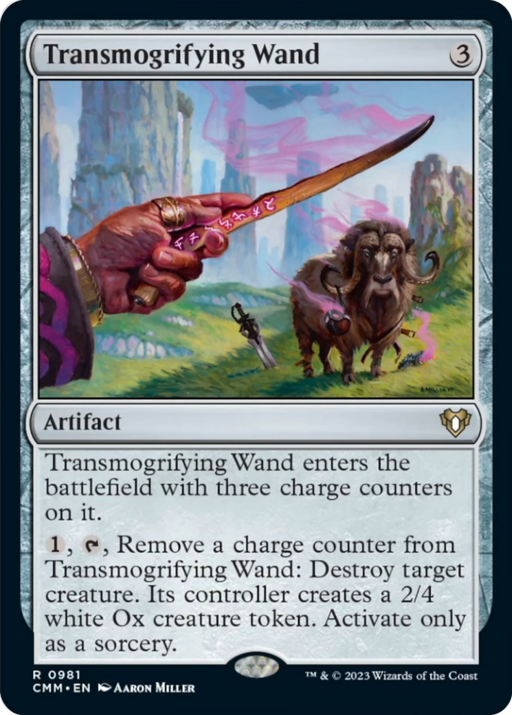 Transmogrifying Wand [Commander Masters] - Magic: The Gathering - Card Brawlers | Quebec | Canada |