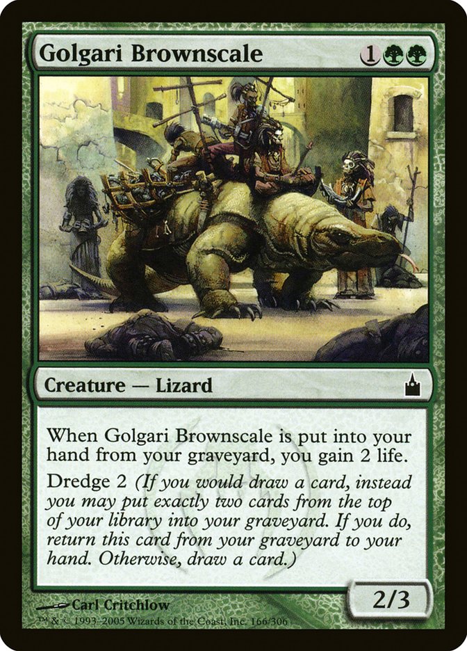 Golgari Brownscale [Ravnica: City of Guilds] - Magic: The Gathering - Card Brawlers | Quebec | Canada |