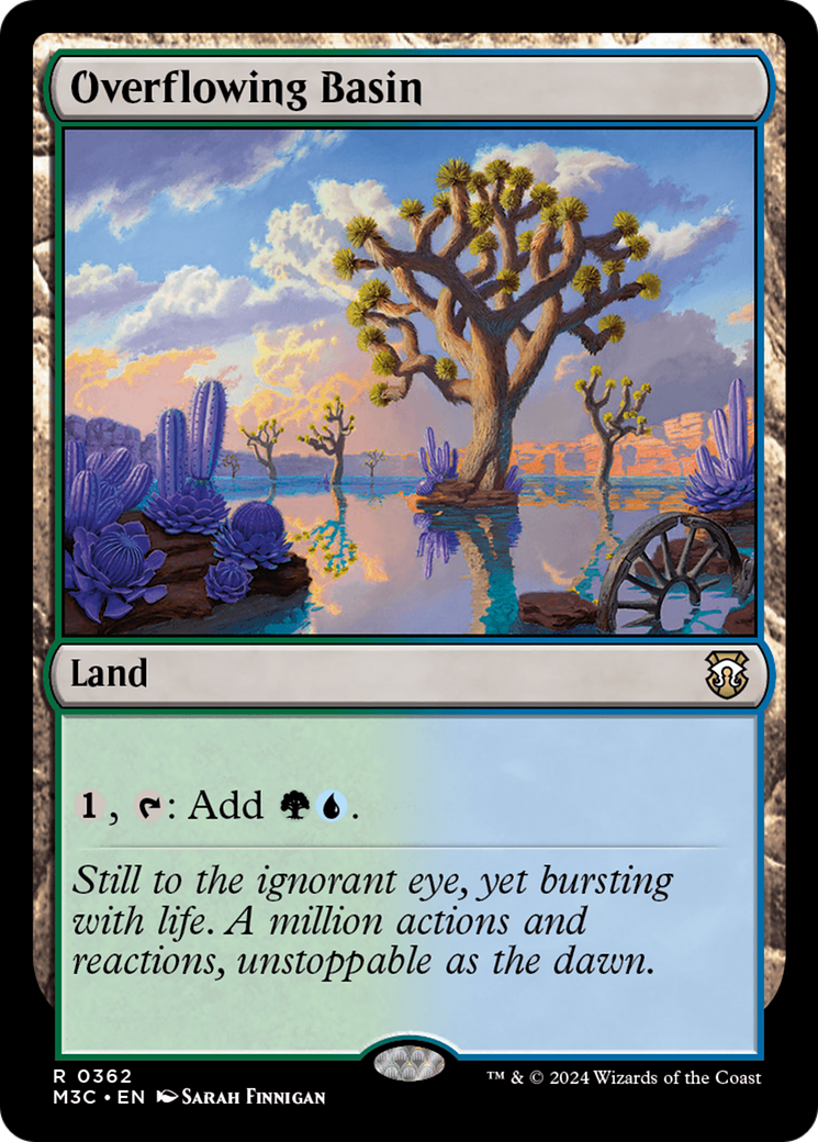 Overflowing Basin (Ripple Foil) [Modern Horizons 3 Commander] - Magic: The Gathering - Card Brawlers | Quebec | Canada |