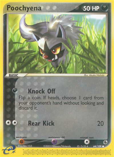Poochyena (64/109) [EX: Ruby & Sapphire] - Pokémon - Card Brawlers | Quebec | Canada |