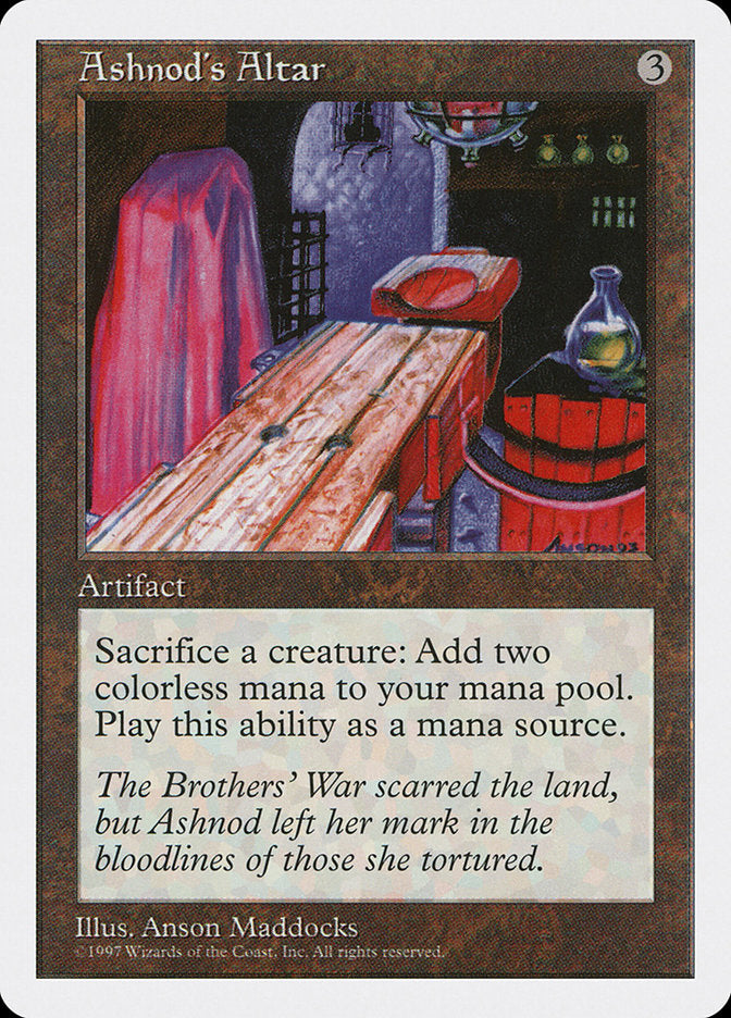 Ashnod's Altar [Fifth Edition] - Magic: The Gathering - Card Brawlers | Quebec | Canada |