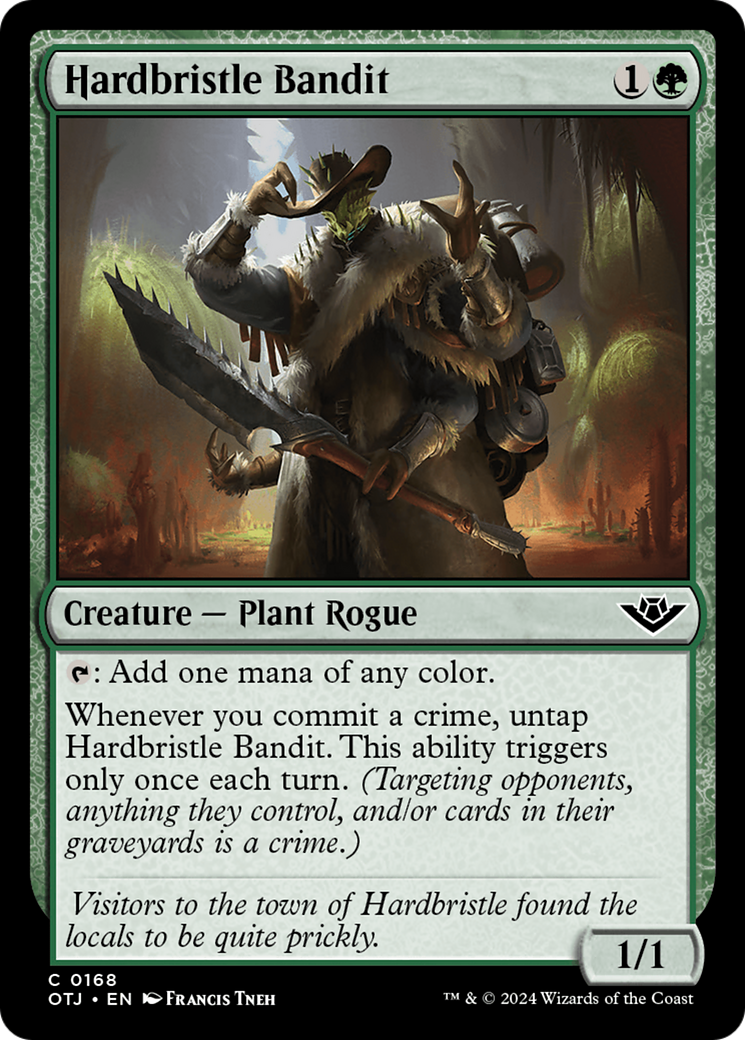Hardbristle Bandit [Outlaws of Thunder Junction] - Magic: The Gathering - Card Brawlers | Quebec | Canada |