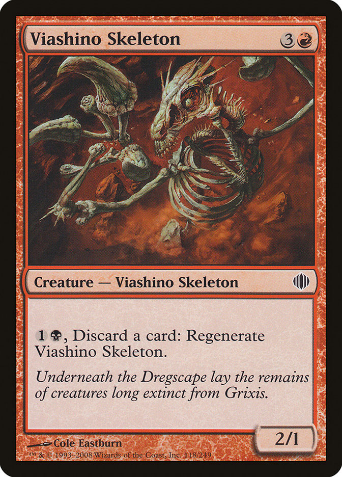 Viashino Skeleton [Shards of Alara] - Magic: The Gathering - Card Brawlers | Quebec | Canada |